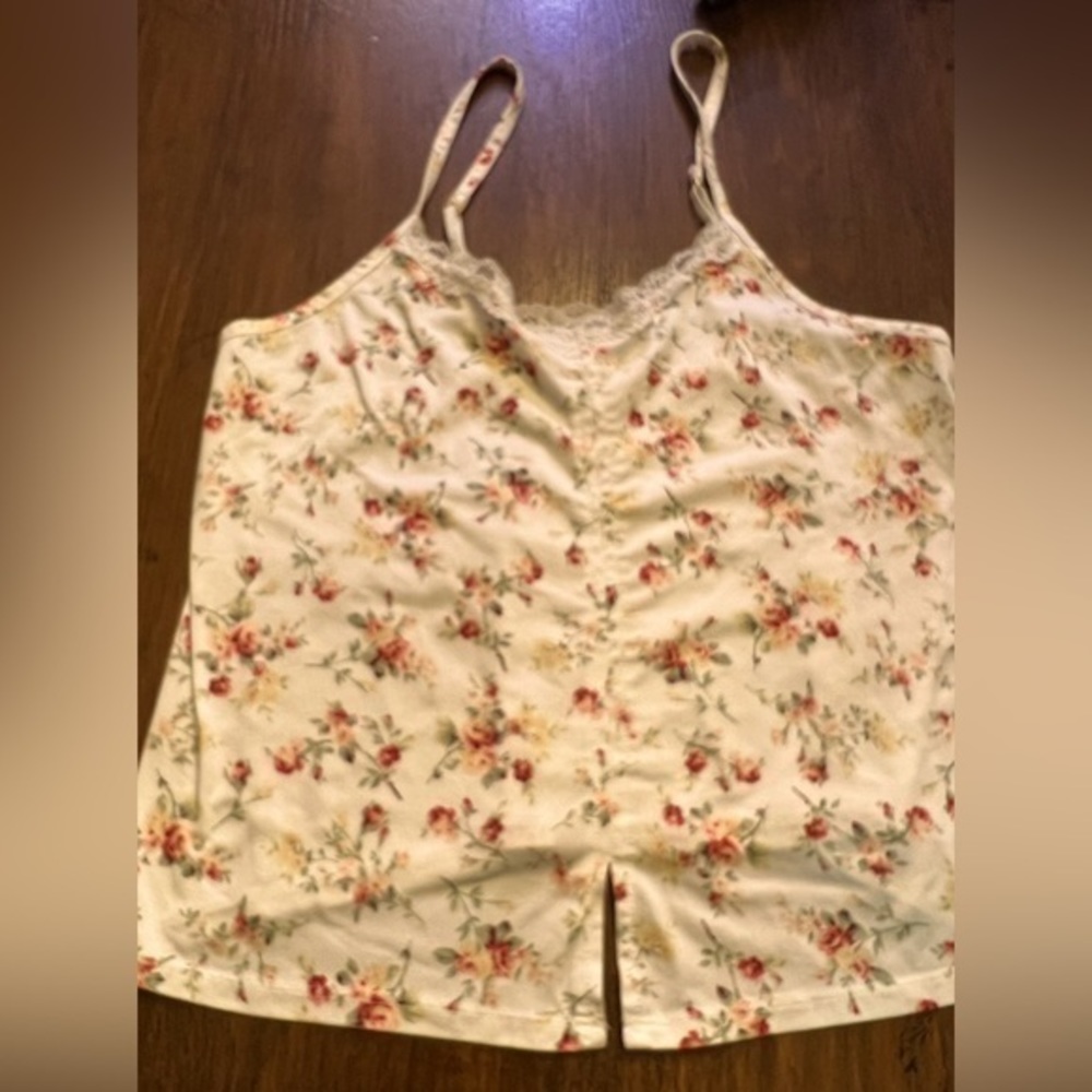 Flora Nikrooz vintage floral cami✨✨✨(T22)